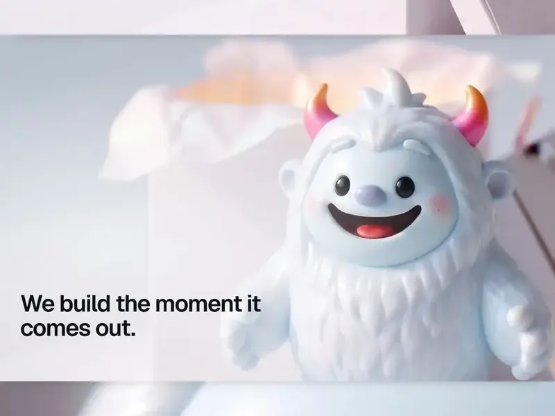 Yetivate site with its yeti mascot